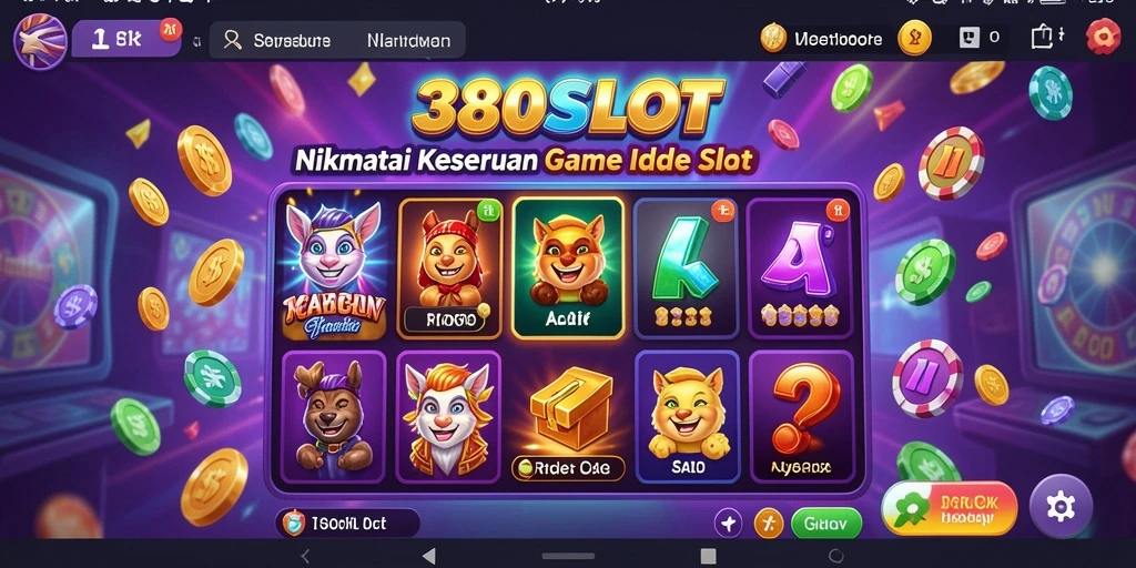 Tampilan gameplay 380SLOT yang mengasyikkan dan penuh warna.
