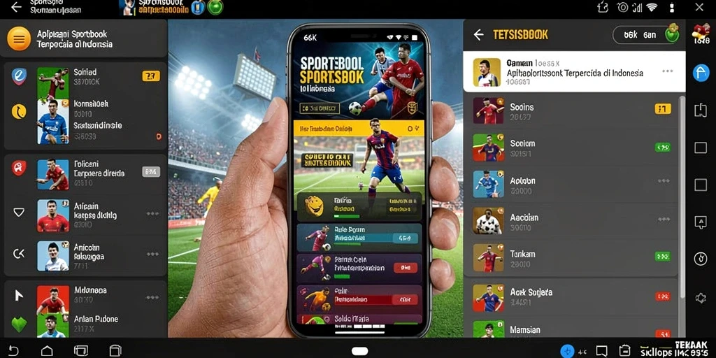 Tampilan antarmuka aplikasi 66K yang menarik dan mudah digunakan.