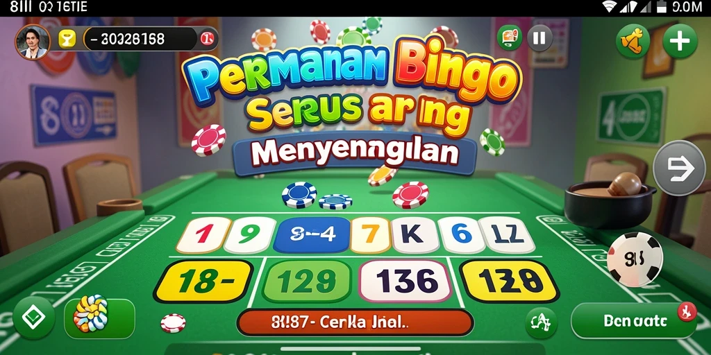 Tampilan gameplay seru dari 8II yang menampilkan Bingo.