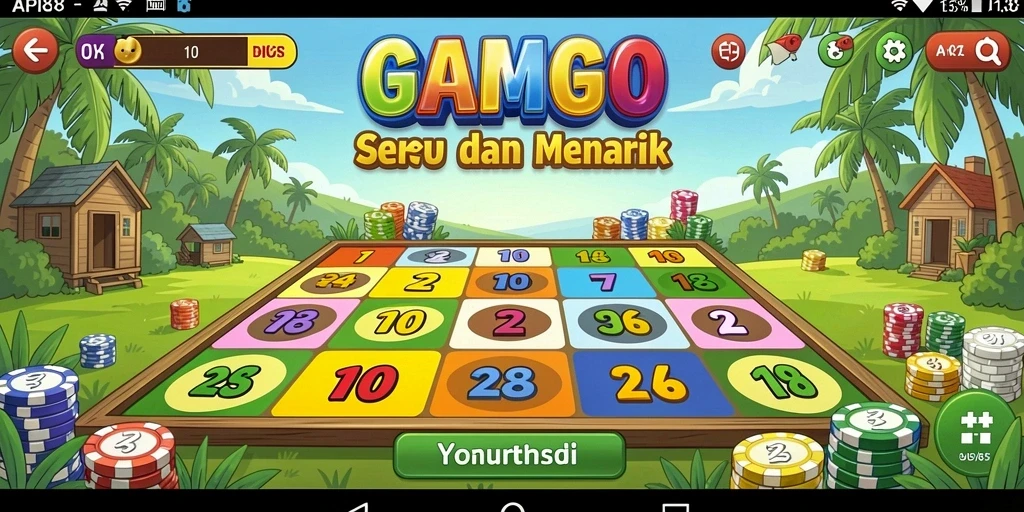 Tampilan gameplay Bingo yang seru dan interaktif.