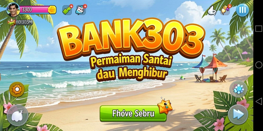 Tampilan gameplay BANK303 yang menghibur dan penuh warna.