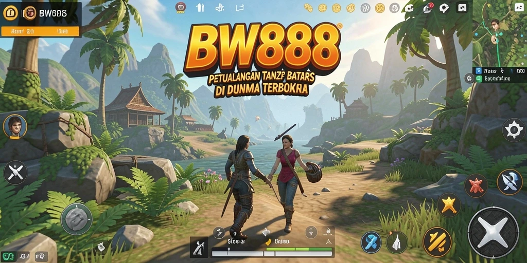 Tampilan gameplay BW888 menggambarkan eksplorasi mendalam di dunia luas.