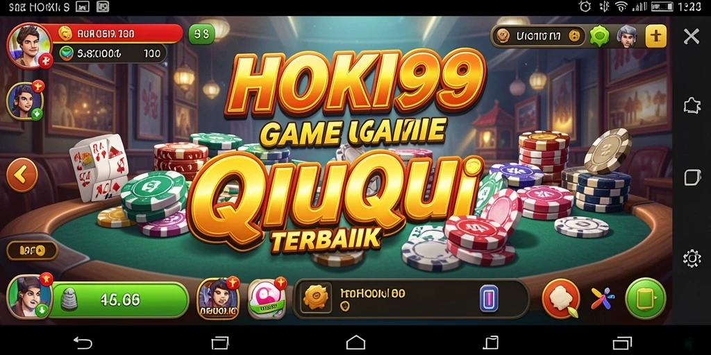 Tampilan seru gameplay QiuQiu di HOKI99.