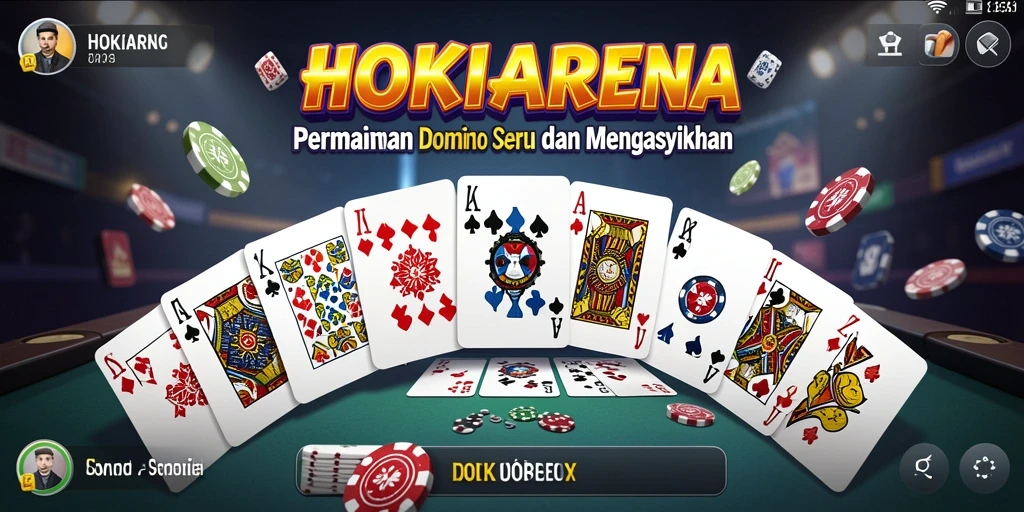 Tampilan menarik dan seru dalam gameplay HOKIARENA.