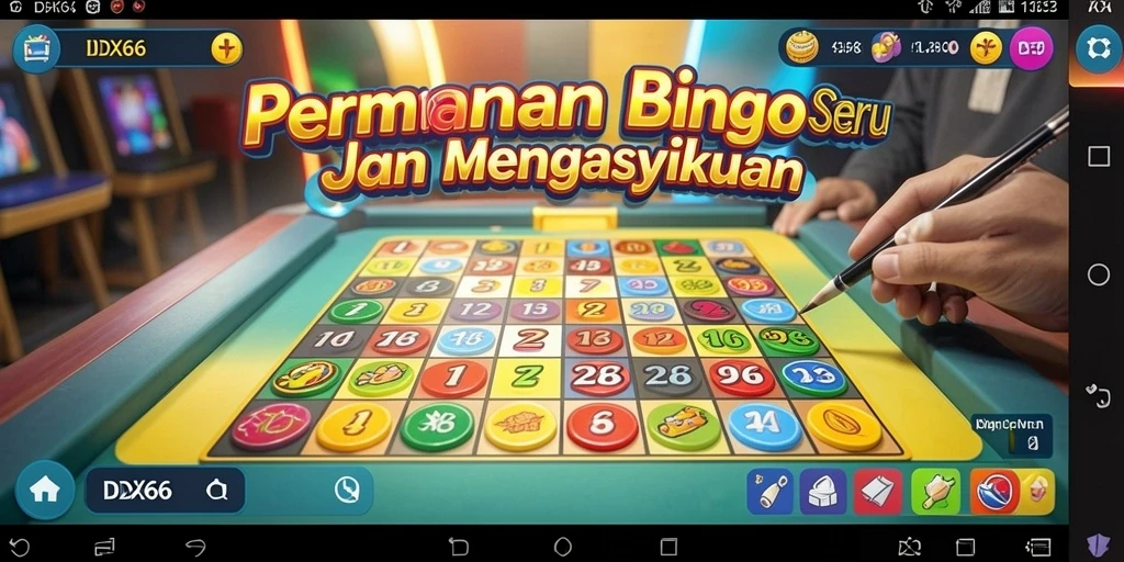 Screenshot dari gameplay seru IDX66 yang menunjukkan keseruan bermain Bingo.