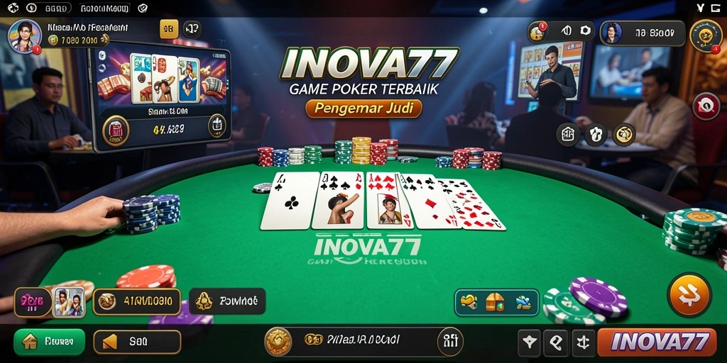 Screenshot gameplay INOVA77 yang menarik dan penuh aksi Poker.
