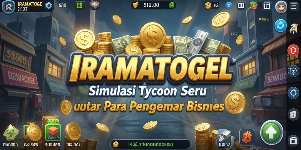 Tampilan gameplay <strong>IRAMATOGEL</strong> yang seru dan interaktif untuk pengelolaan bisnis Tycoon.