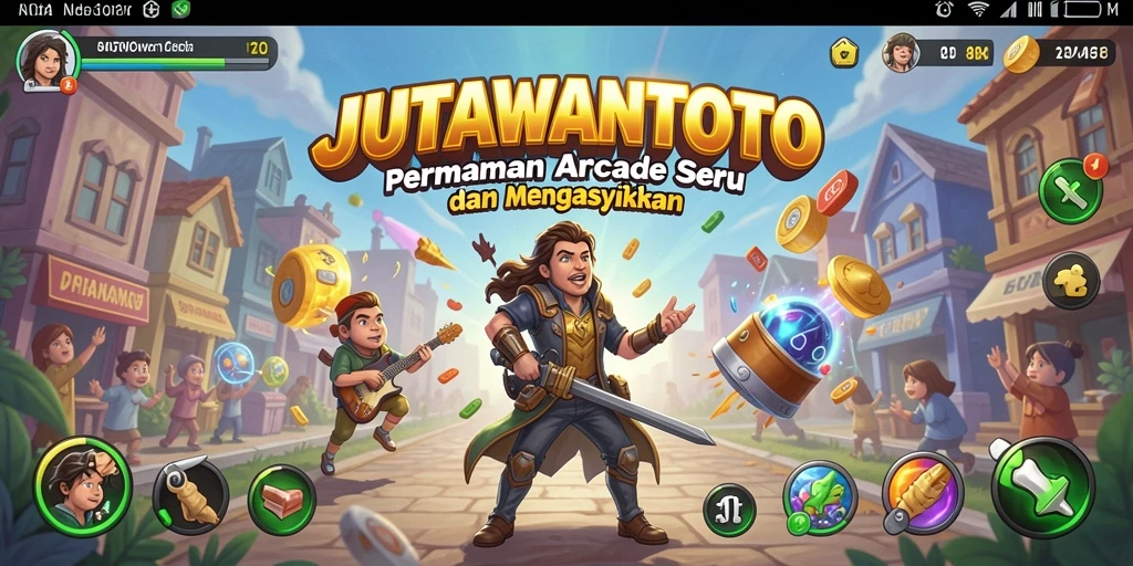Tampilan gameplay seru dari JUTAWANTOTO yang memikat pemain.