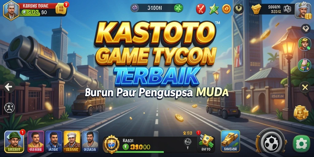 Tampilan gameplay KASTOTO yang menarik dan interaktif.