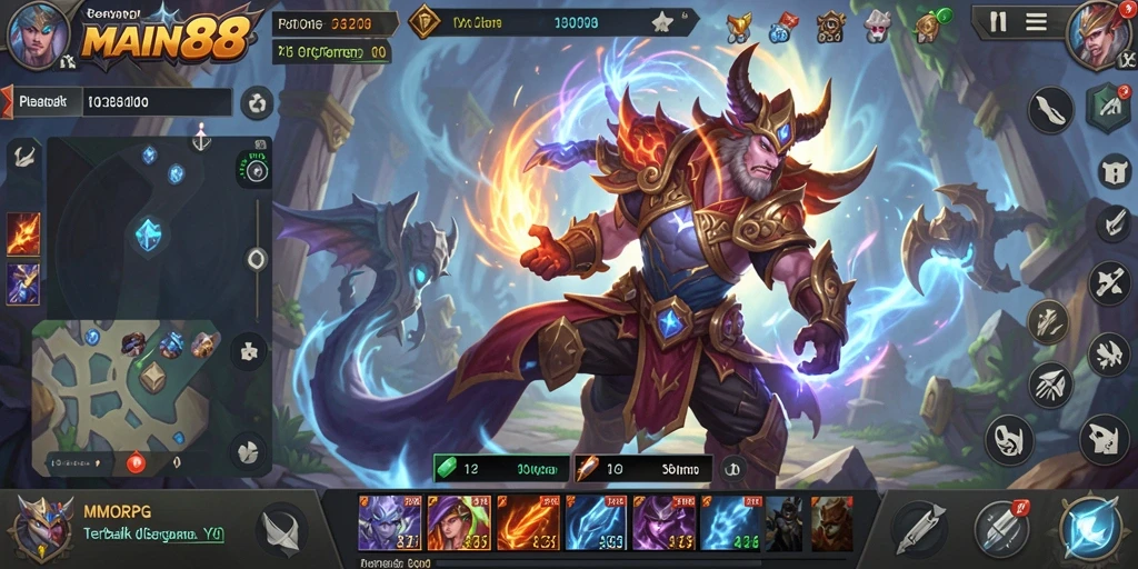 Tampilan gameplay seru dan indah dari MAIN88.
