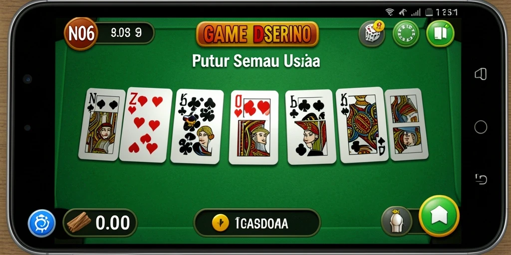 Screenshot gameplay N06 yang menampilkan strategi Domino yang seru.