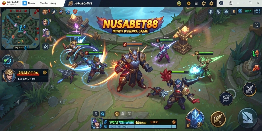 Tampilan gameplay NUSABET88 yang mendebarkan dan strategis.