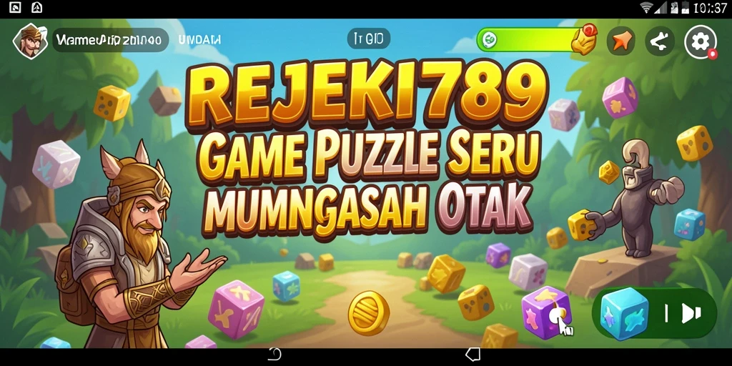 Tampilan gameplay seru dari REJEKI789 menunjukkan berbagai puzzle yang menantang.
