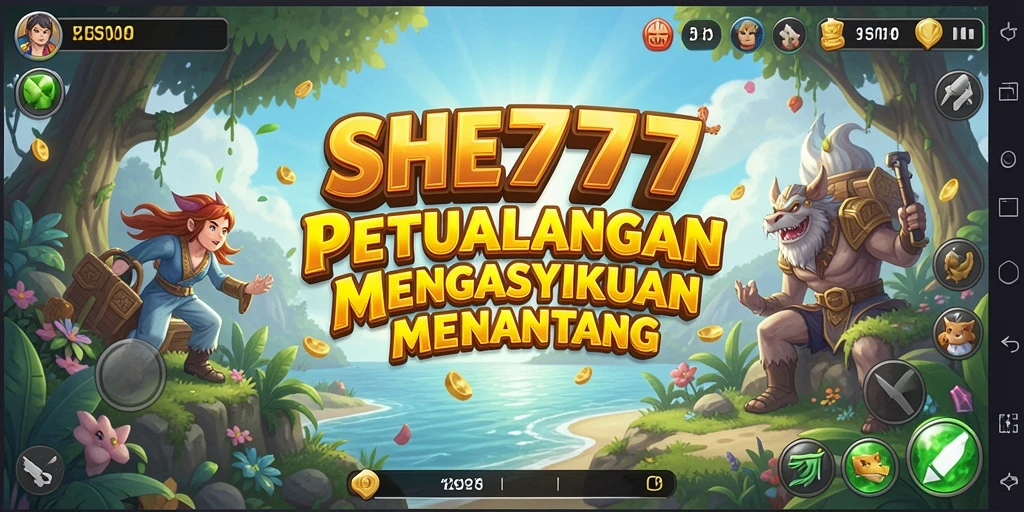 Tampilan gameplay mengasyikkan dari <strong>SHE777</strong> yang menonjolkan petualangan unik.