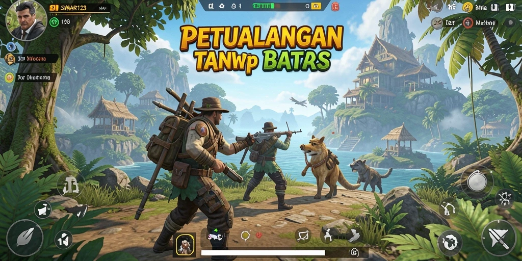 Tampilan menarik dari gameplay SINAR123 di dunia terbuka.