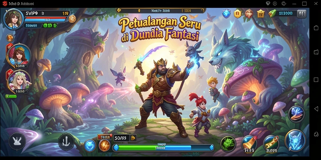 Tampilan gameplay SVIP9 yang menakjubkan dan penuh petualangan.
